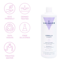 Cargar imagen en el visor de la galería, VALQUER Champú de Cebolla 1000ml.