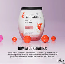 Cargar imagen en el visor de la galería, Nazca Cosméticos Origem Crema de Hidratación Bomba Queratina Vegana 1Kg