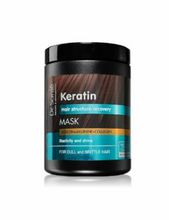 Cargar imagen en el visor de la galería, Mascarilla de queratina Dr Sante para cabello dañado · 1000 ml
