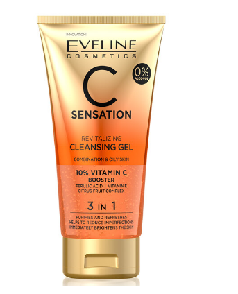Eveline C Sensation Gel Limpiador 3 En 1