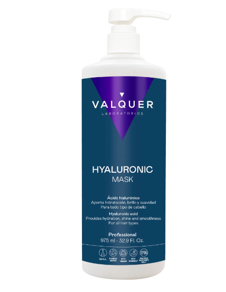 Mascarilla Capilar Valquer con Ácido Hialurónico 975 ML.