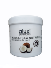 Cargar imagen en el visor de la galería, Mascarilla Nutritiva con aceite de coco Aluxi 500gr.
