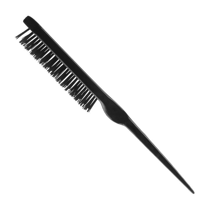Cepillo Crepar Plano Púa Nylon Negro