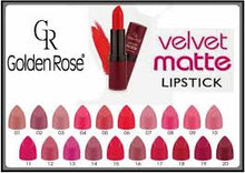 Cargar imagen en el visor de la galería, GOLDEN ROSE – Barra de labios VELVET MATTE LIPSTICK
