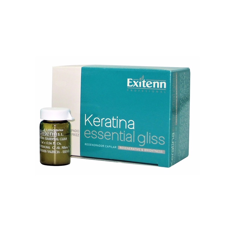 KERATINA ESSENTIAL GLISS EXITENN, 1 AMP. X 7 ML.