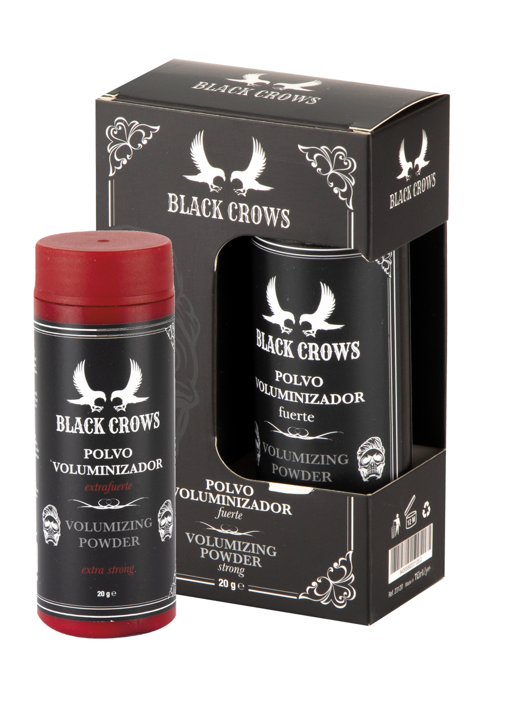 Polvo Voluminizador Hombre Black Crows 20gr.